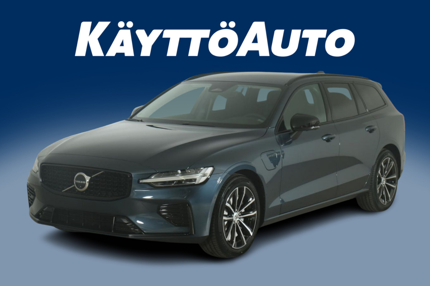 Esittelykuva VOLVO V60 lataushybridiautosta.