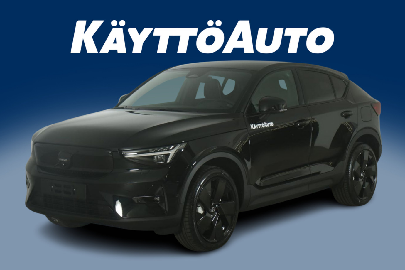 Esittelykuva Volvo EC40 täyssähköautosta.