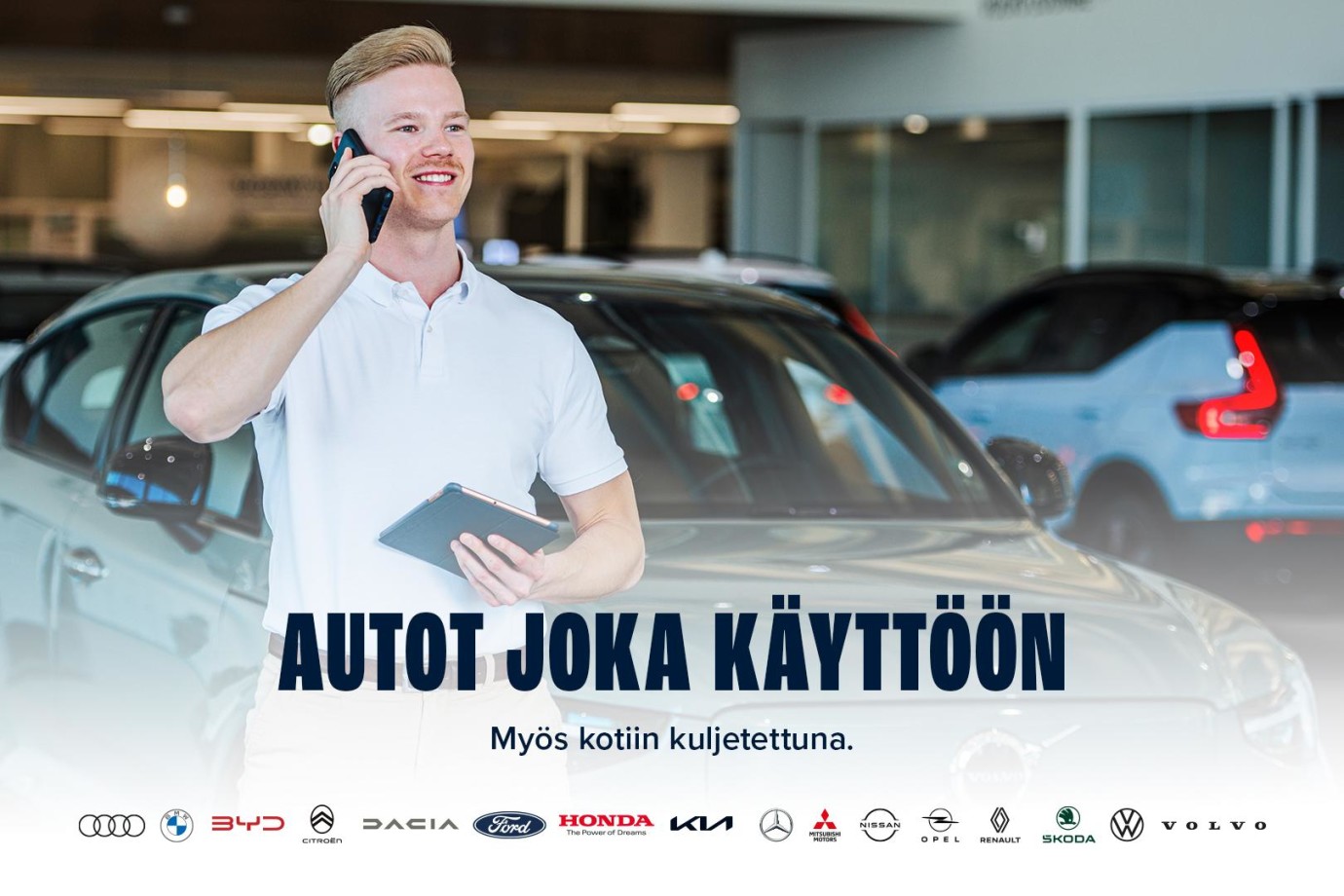 Esittelykuva VOLVO XC60 lataushybridiautosta.