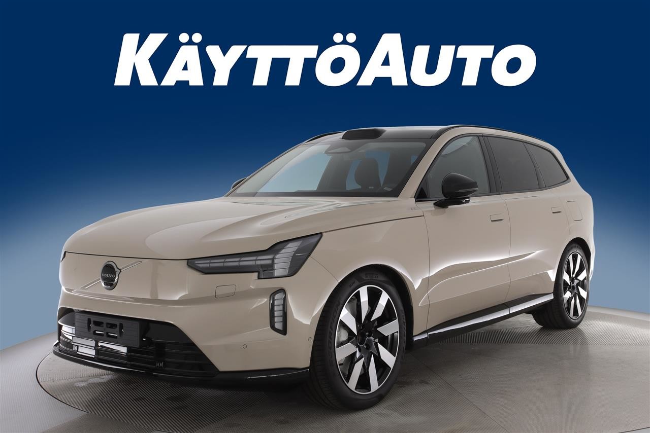 Esittelykuva Volvo EX90 täyssähköautosta.