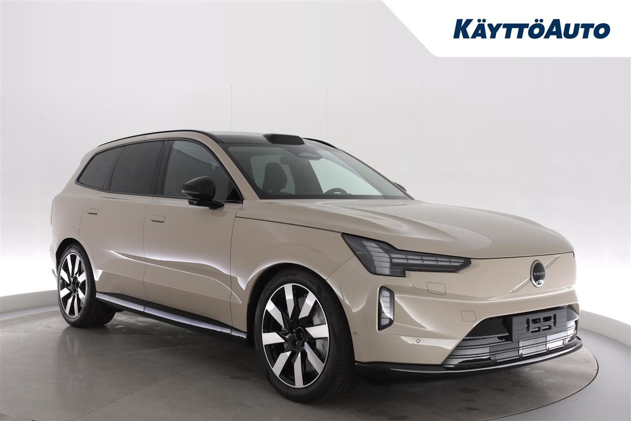 Esittelykuva Volvo EX90 täyssähköautosta.