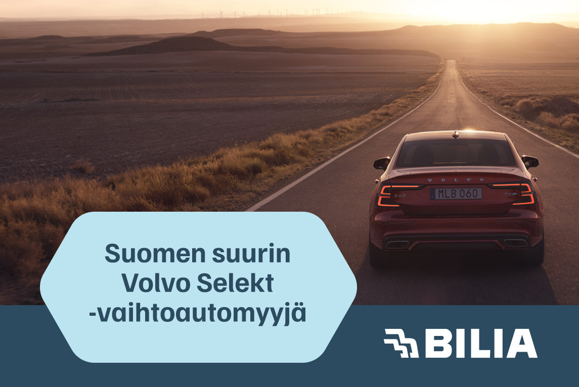 Esittelykuva Volvo XC40 täyssähköautosta.