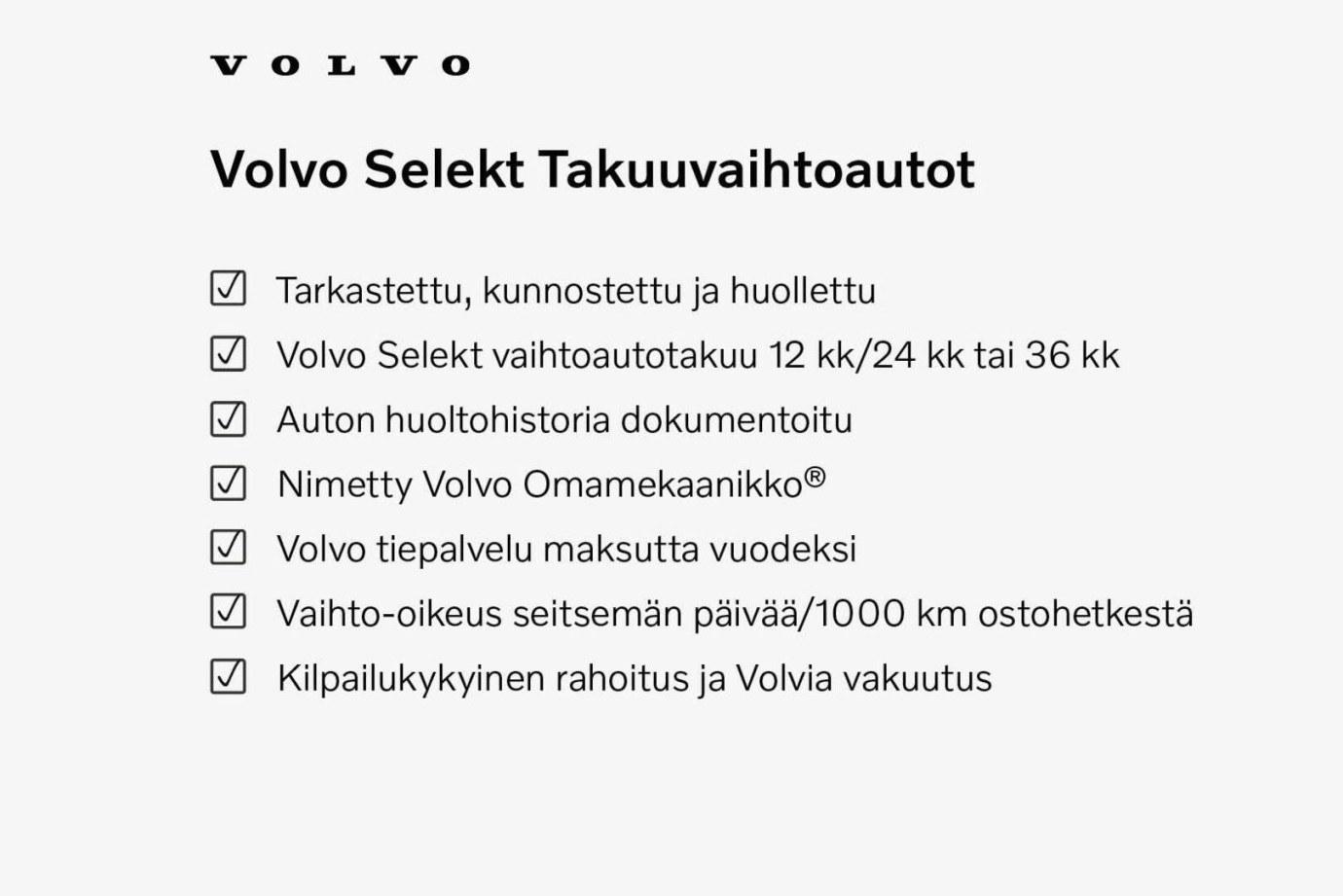 Esittelykuva VOLVO C40 täyssähköautosta.