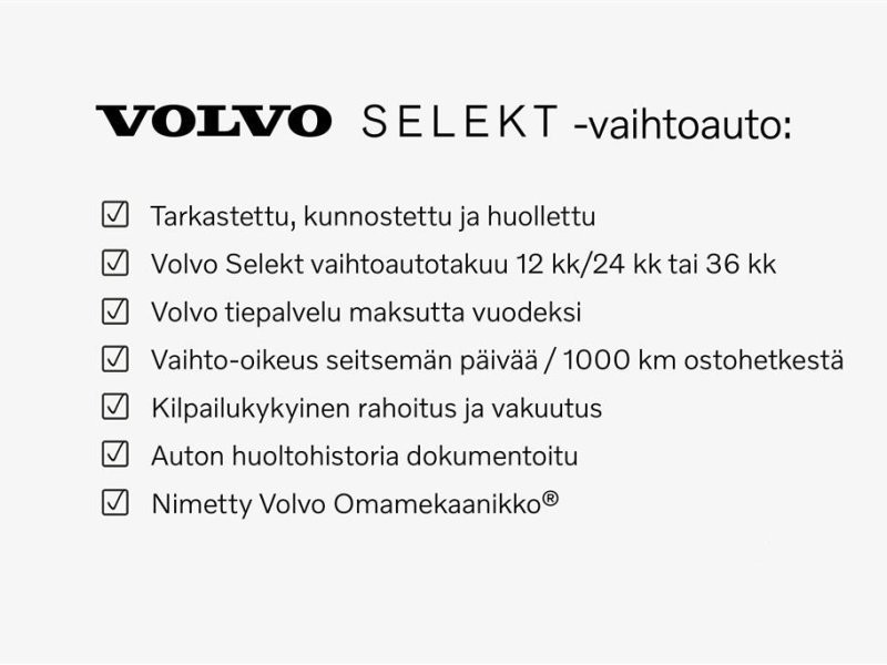 Esittelykuva VOLVO V90 lataushybridiautosta.