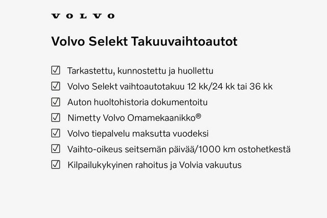 Esittelykuva VOLVO V60 lataushybridiautosta.