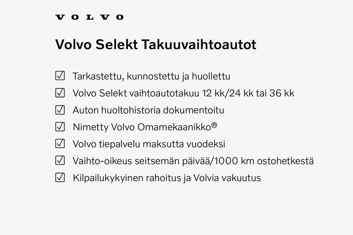 Esittelykuva VOLVO V60 lataushybridiautosta.