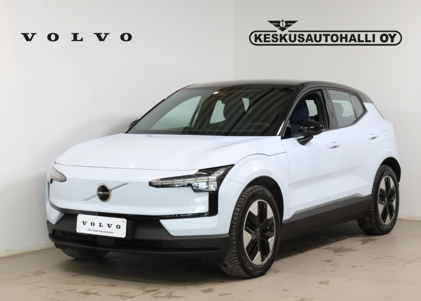 Esittelykuva VOLVO EX30 täyssähköautosta.