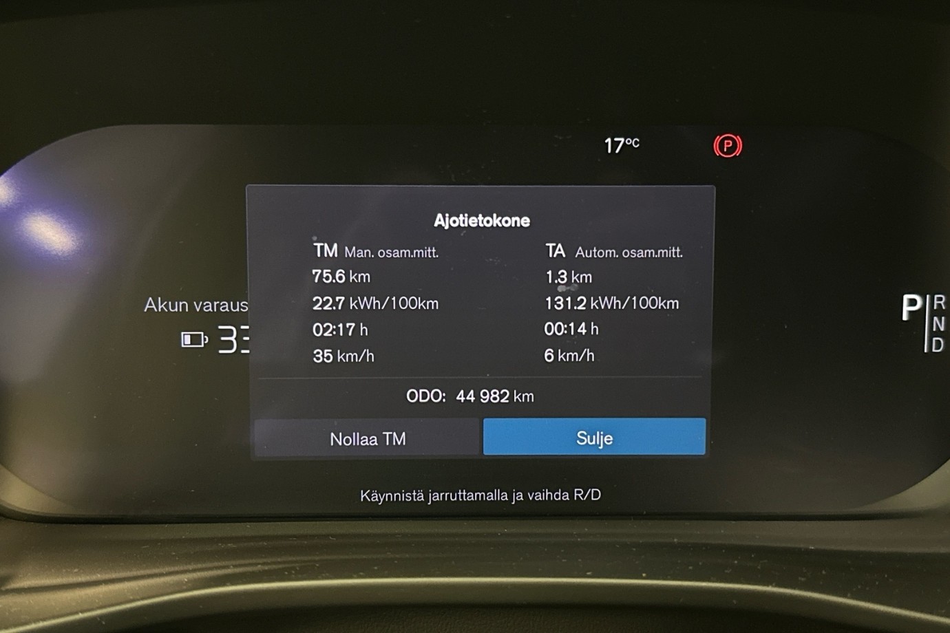 Esittelykuva VOLVO XC40 täyssähköautosta.