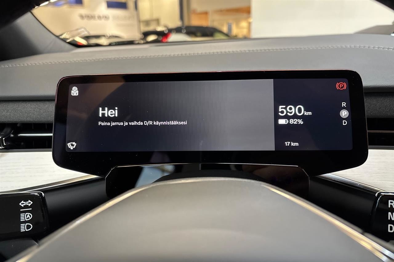 Esittelykuva Volvo EX90 täyssähköautosta.