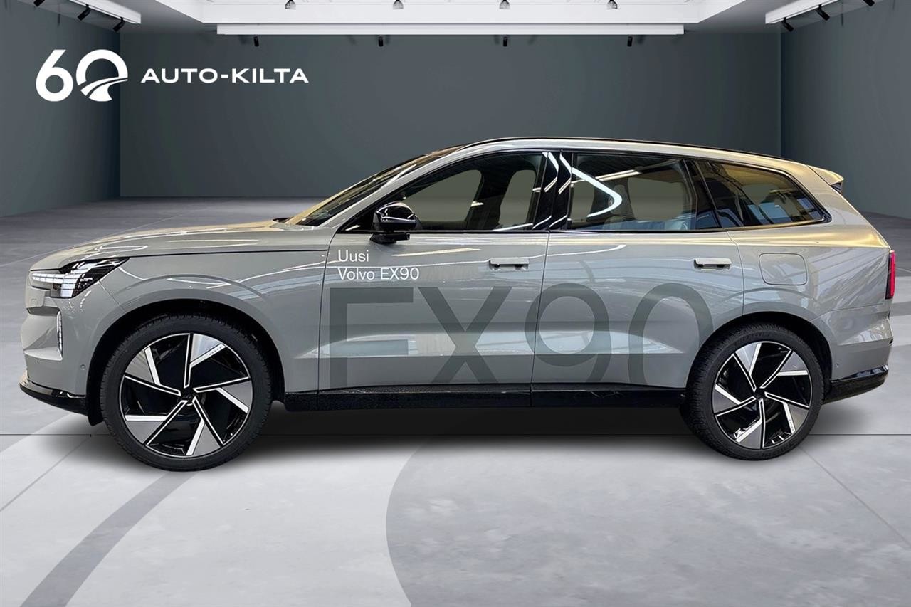 Esittelykuva Volvo EX90 täyssähköautosta.