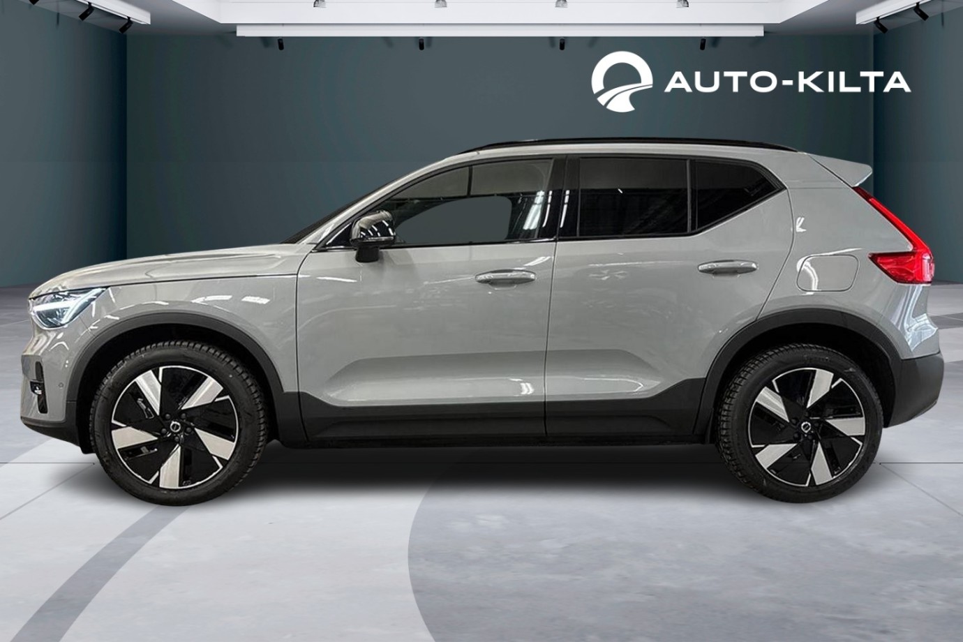 Esittelykuva Volvo EX40 täyssähköautosta.