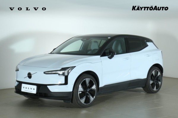 Esittelykuva VOLVO EX30 täyssähköautosta.