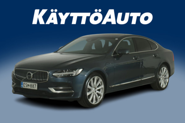 Esittelykuva VOLVO S90 lataushybridiautosta.