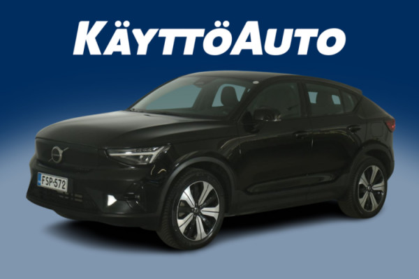 Esittelykuva VOLVO C40 täyssähköautosta.