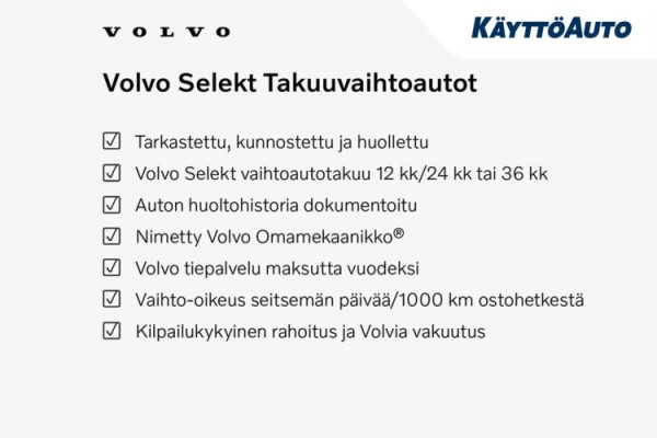 Esittelykuva VOLVO XC60 lataushybridiautosta.