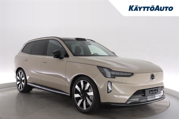 Esittelykuva Volvo EX90 täyssähköautosta.