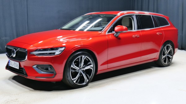 Esittelykuva Volvo V60 dieselautosta.