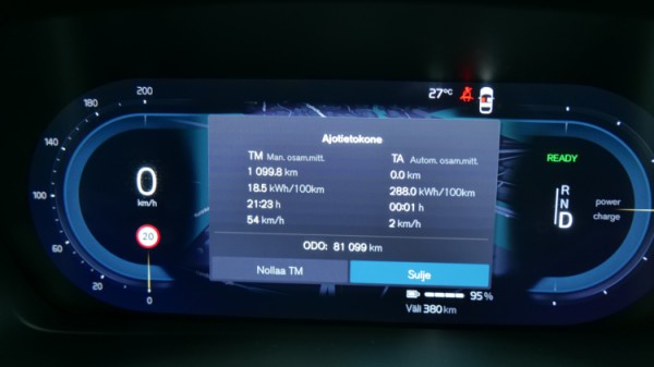 Esittelykuva Volvo C40 täyssähköautosta.