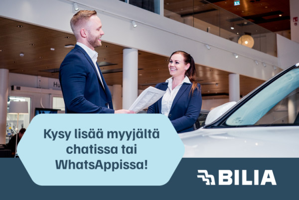 Esittelykuva Volvo XC40 täyssähköautosta.