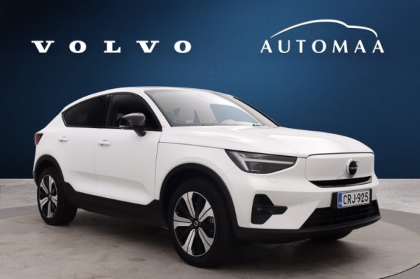 Esittelykuva VOLVO C40 täyssähköautosta.