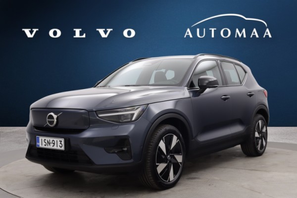 Esittelykuva VOLVO EX40 täyssähköautosta.