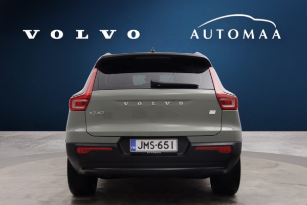 Esittelykuva VOLVO XC40 täyssähköautosta.