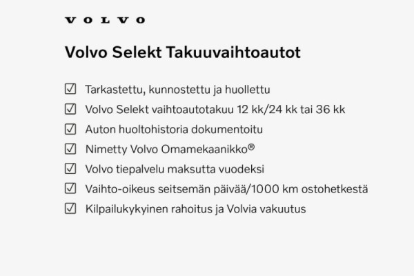Esittelykuva VOLVO V60 lataushybridiautosta.