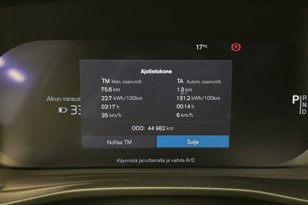 Esittelykuva VOLVO XC40 täyssähköautosta.