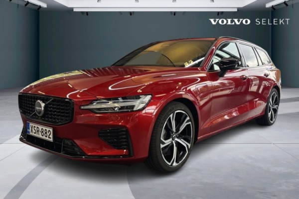 Esittelykuva Volvo V60 lataushybridiautosta.