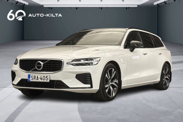 Esittelykuva Volvo V60 lataushybridiautosta.